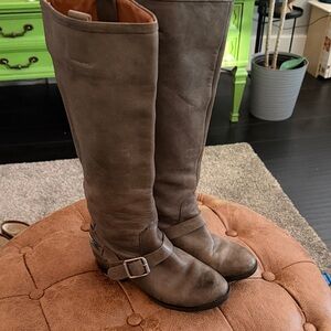 Lucky Brand Tall Gray Boots sz7